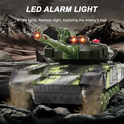 Remote Control Tank Toy with Lights and Sound