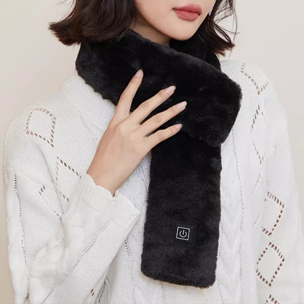 Heated Scarf with Soft Fleece for Winter Warmth