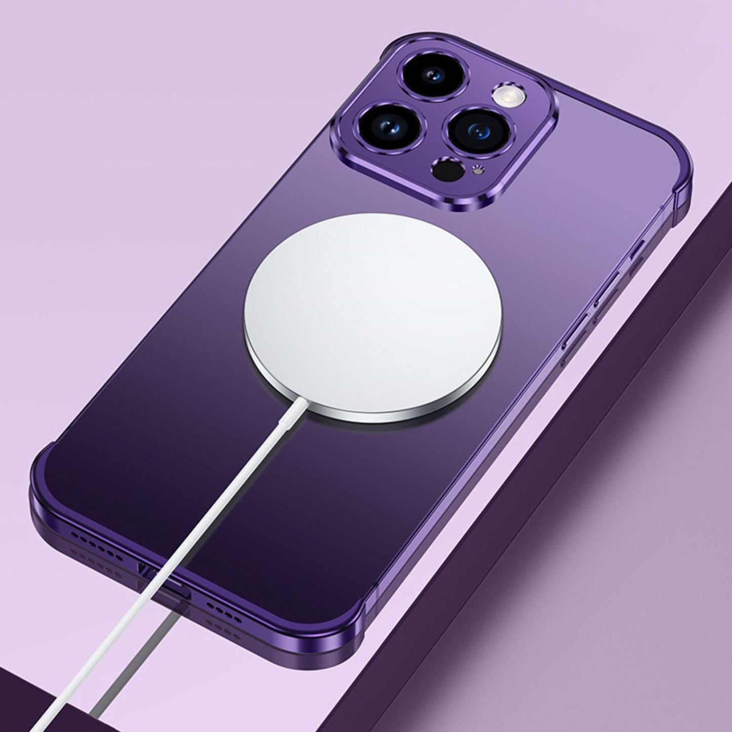 Phone Case Minimalist Slim Protective Metal Cover