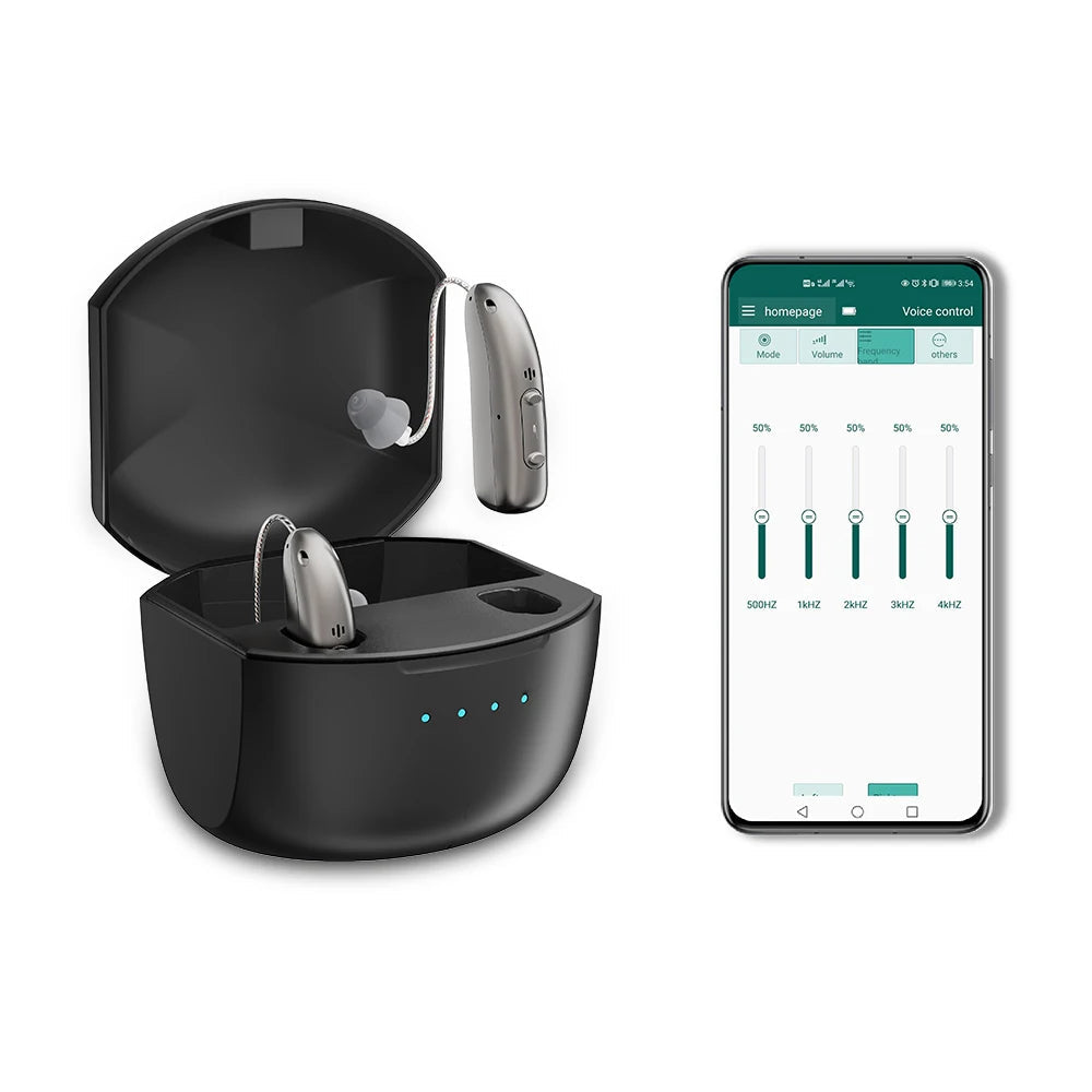 Hearing Aids Bluetooth Rechargeable Noise Reducing