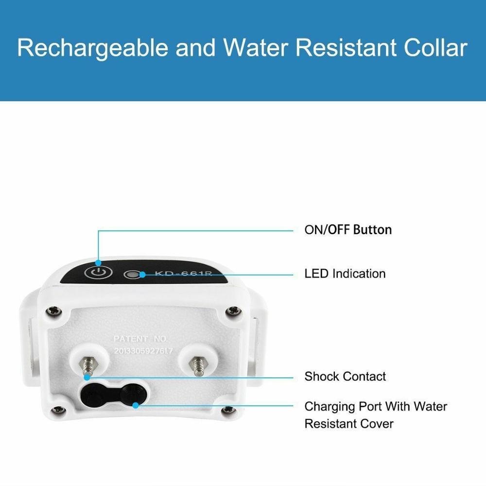 Dog fence wireless waterproof training collar system