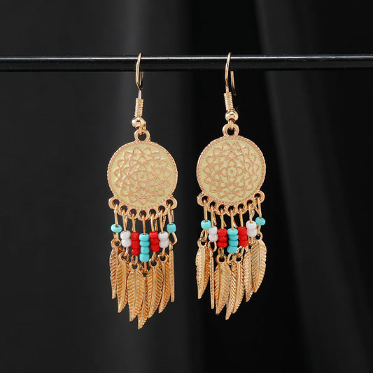 Dreamcatcher Tassel Earrings（3 styles）