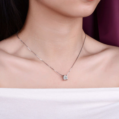 Premium S925 Silver Moissanite Necklace