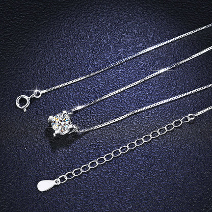 Premium S925 Silver Moissanite Necklace