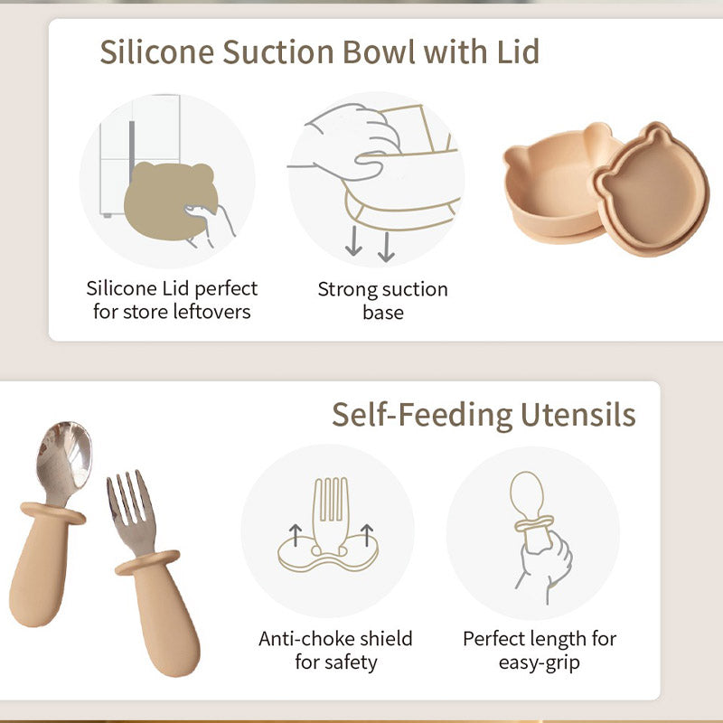 Baby Suction Bowl Set