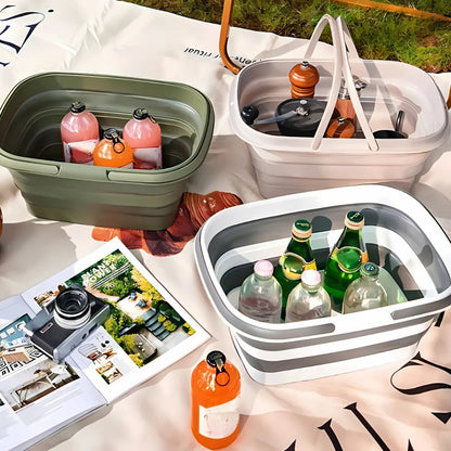 Storage Basket Collapsible Plastic Folding Organiser