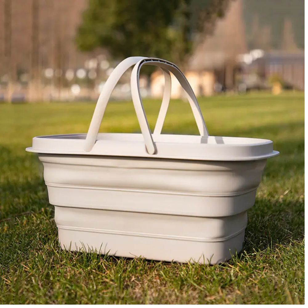Storage Basket Collapsible Plastic Folding Organiser