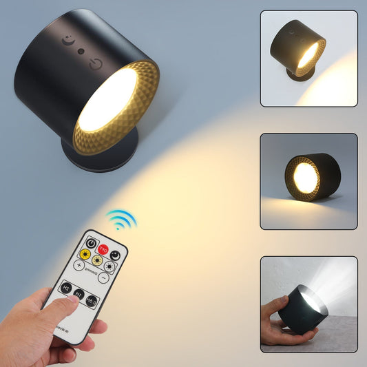LED Wall Light with Remote and Dimmable Settings
