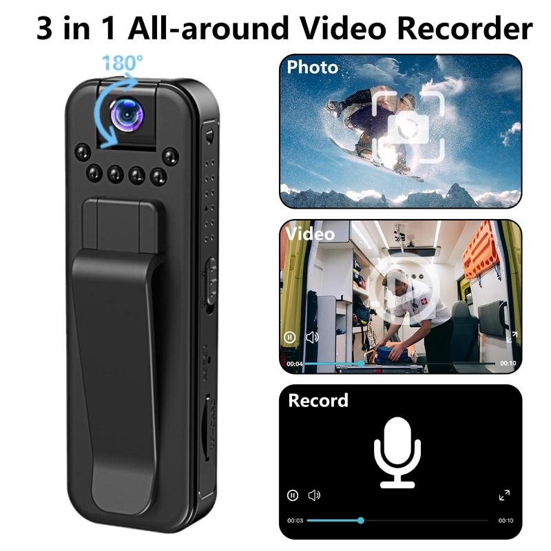 Pro Wireless Sports Vlog Body Camera