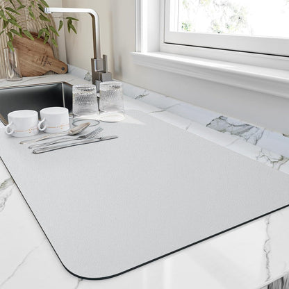 Dish Drying Mat With Quick Absorbent Surface