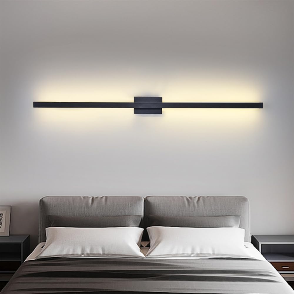 Wall Light Modern Black LED Indoor Fixture